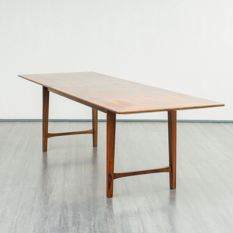 Table basse vintage en palissandre par Wilhelm Renz, Allemagne années 1960