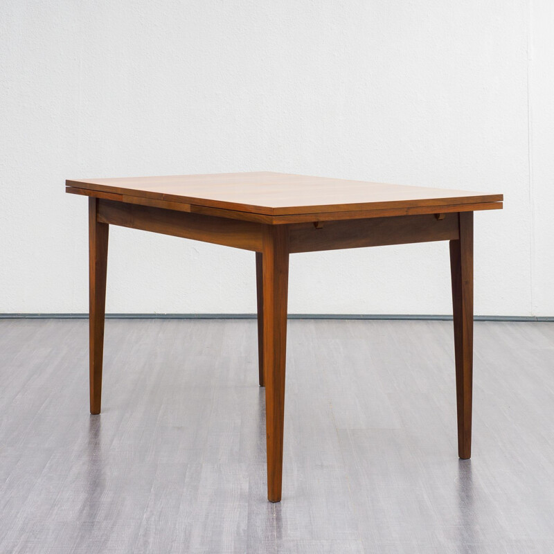 Vintage dining table in walnut 1960s 