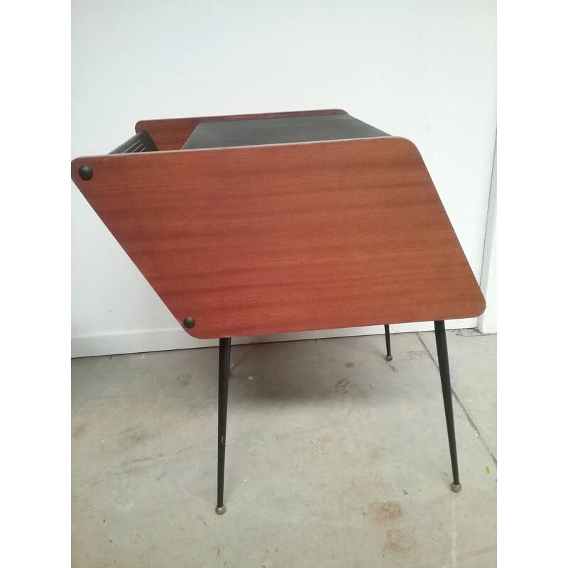 Vintage teakwood bedside table 1960
