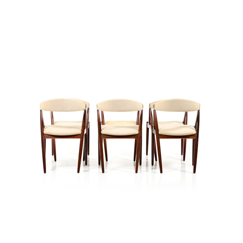 Set of 6 rosewood chairs by Kai Kristiansen, model 31