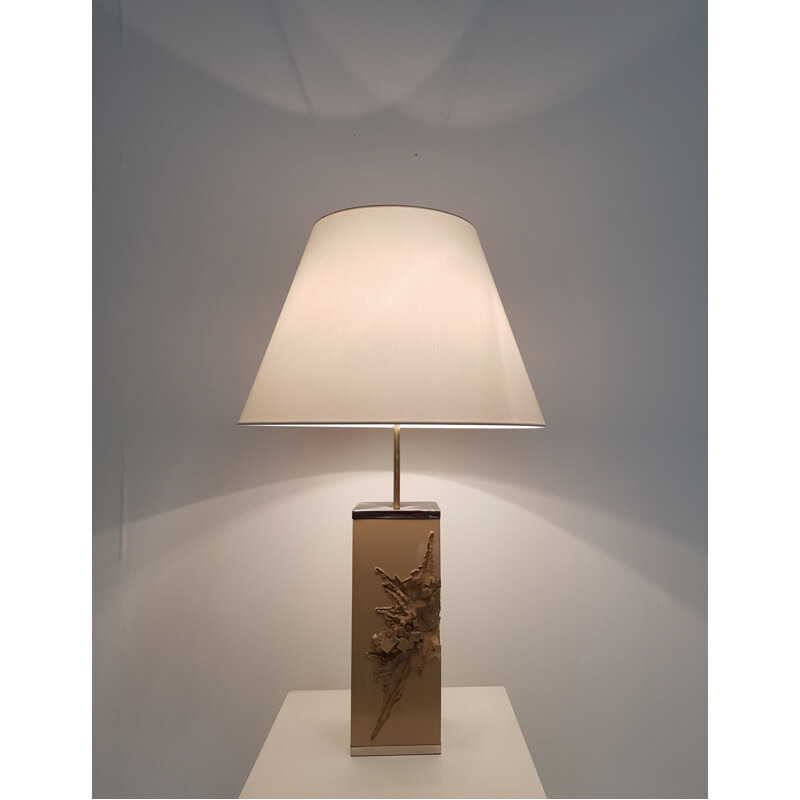 Vintage Colorado resin lamp by Philippe Cheverny