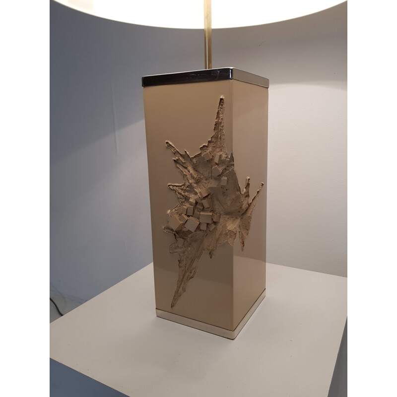 Vintage Colorado resin lamp by Philippe Cheverny