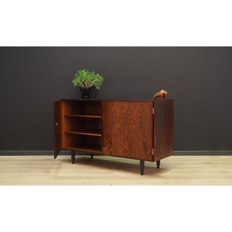 Vintage rosewood chest of drawers by Omann Jun 1960