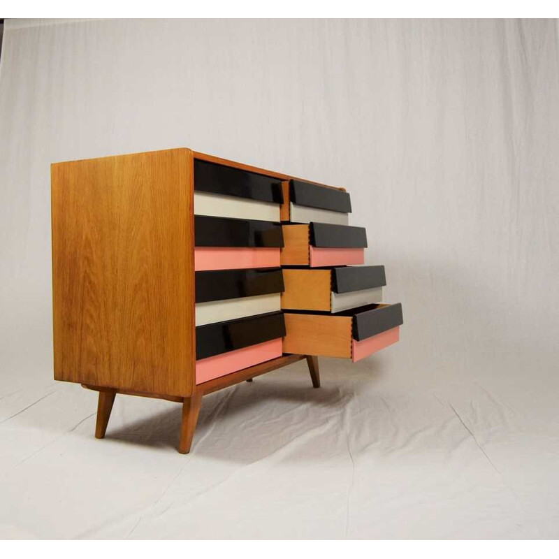 Vintage chest of drawers by Jiří Jiroutek 1960s