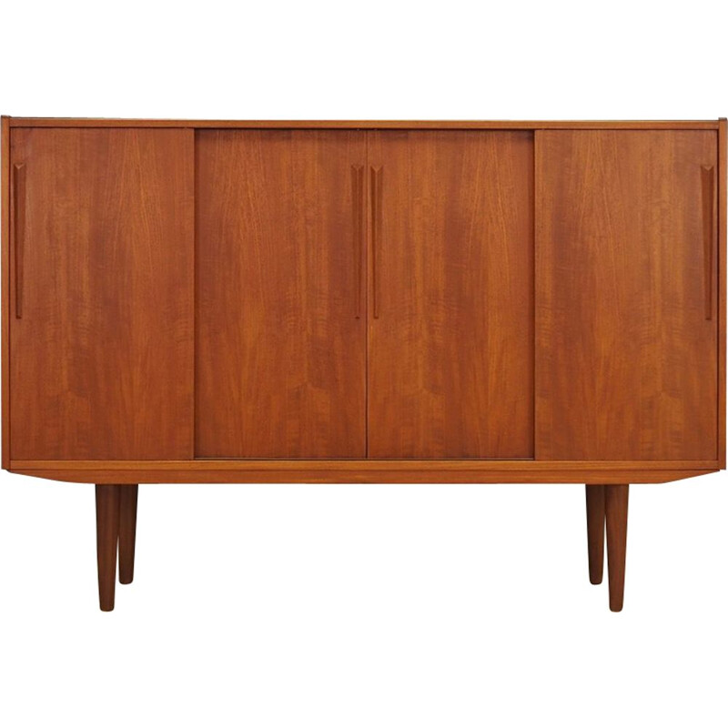 Vintage scandinavian highboard by Jørgen Hansen in teakwood 1960s