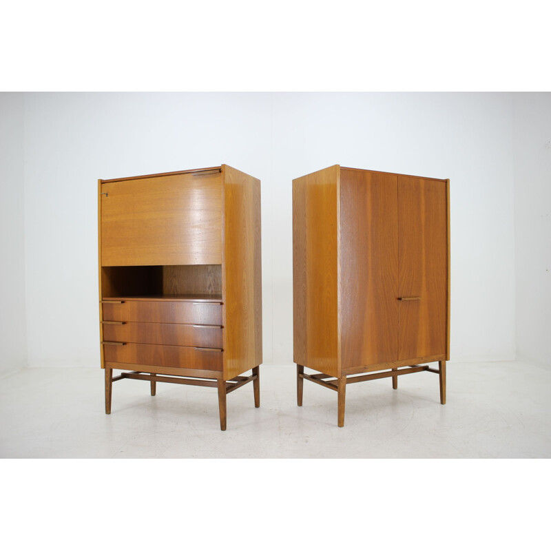 Pair of vintage secretaries by František Mezulánik for UP Závody, 1967