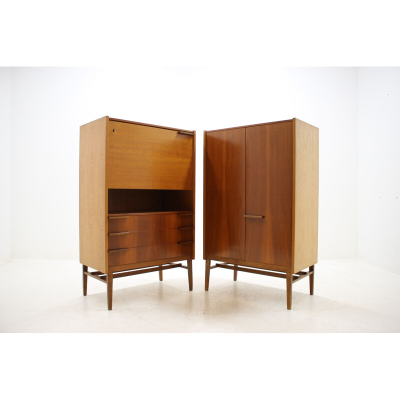 Pair of vintage secretaries by František Mezulánik for UP Závody, 1967