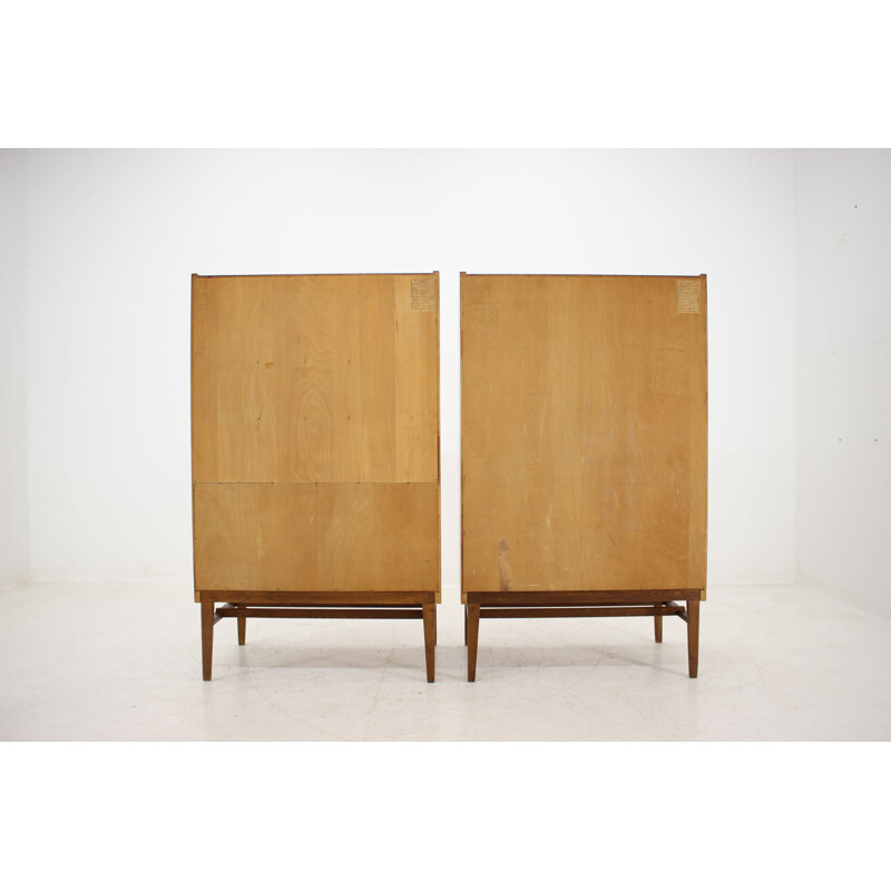 Pair of vintage secretaries by František Mezulánik for UP Závody, 1967