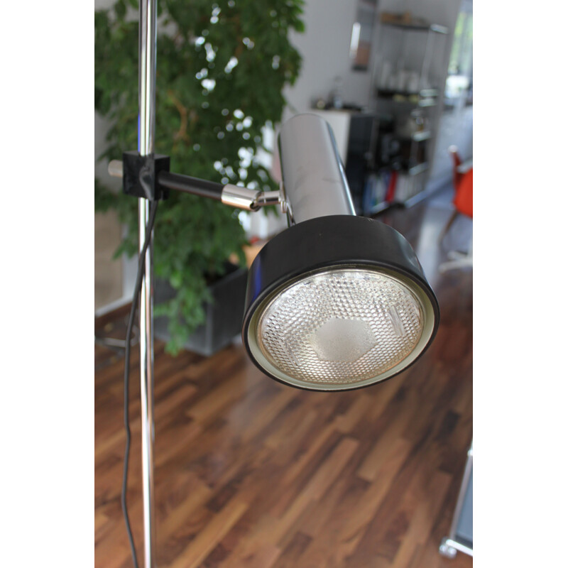 Lampadaire vintage projecteur par Staff des années 70 