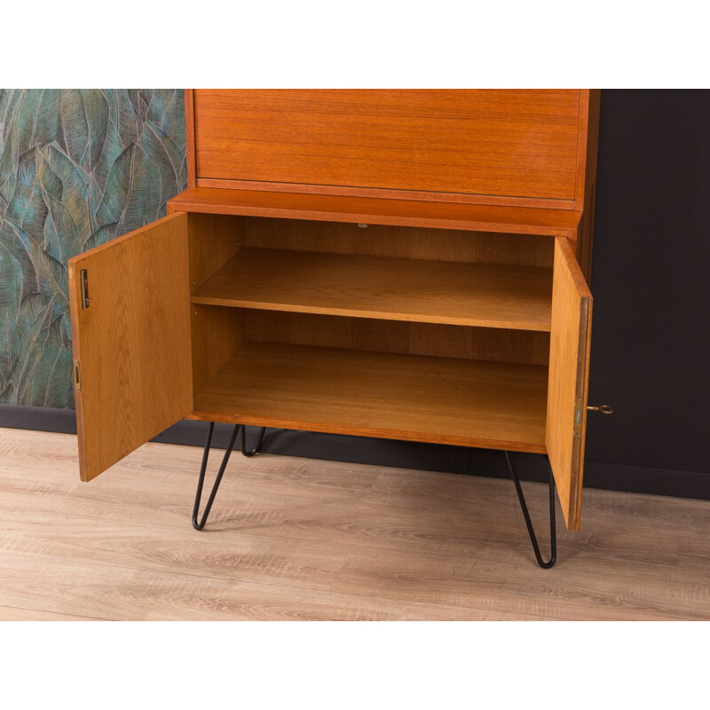 Bureau secrétaire vintage par DeWe Deutsche Werkstätten des années 1960