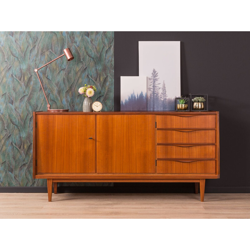 Vintage sideboard in teak Germany 1950s