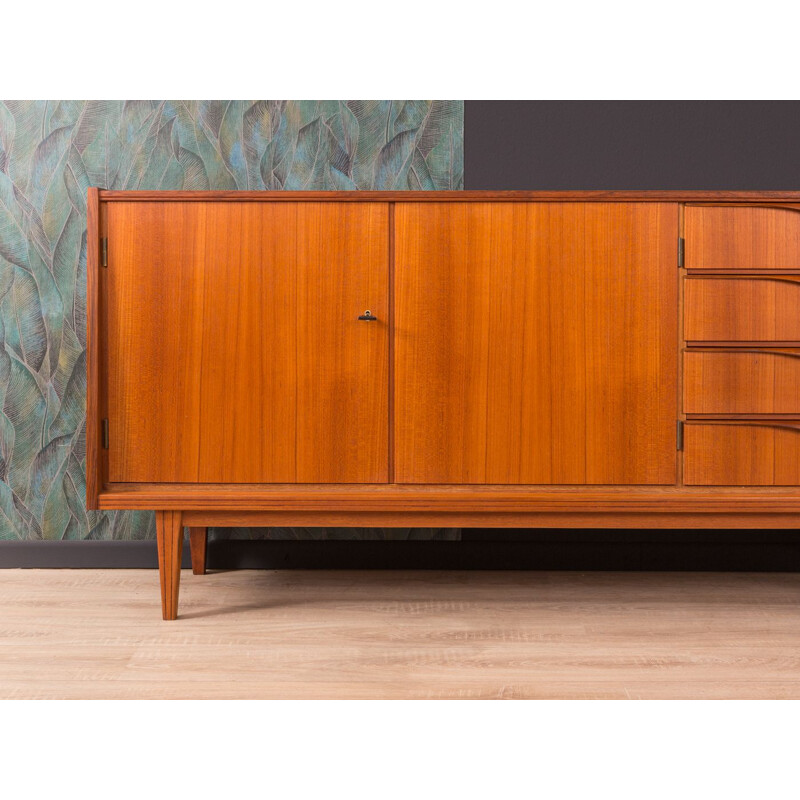 Vintage sideboard in teak Germany 1950s