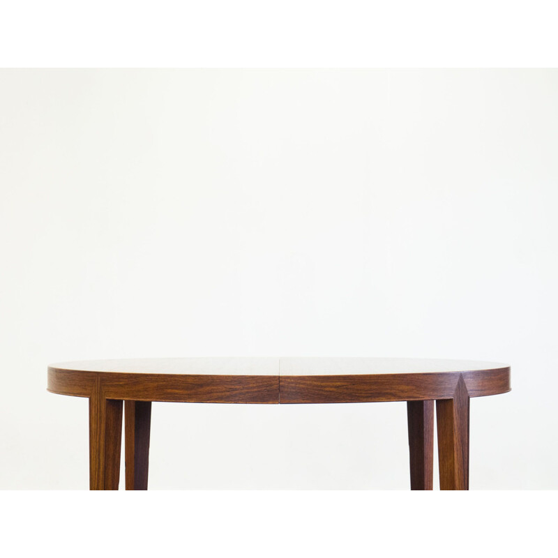 Vintage dining table in rosewood extendable by Severin Hansen Jr. for Haslev Møbelsnedkeri