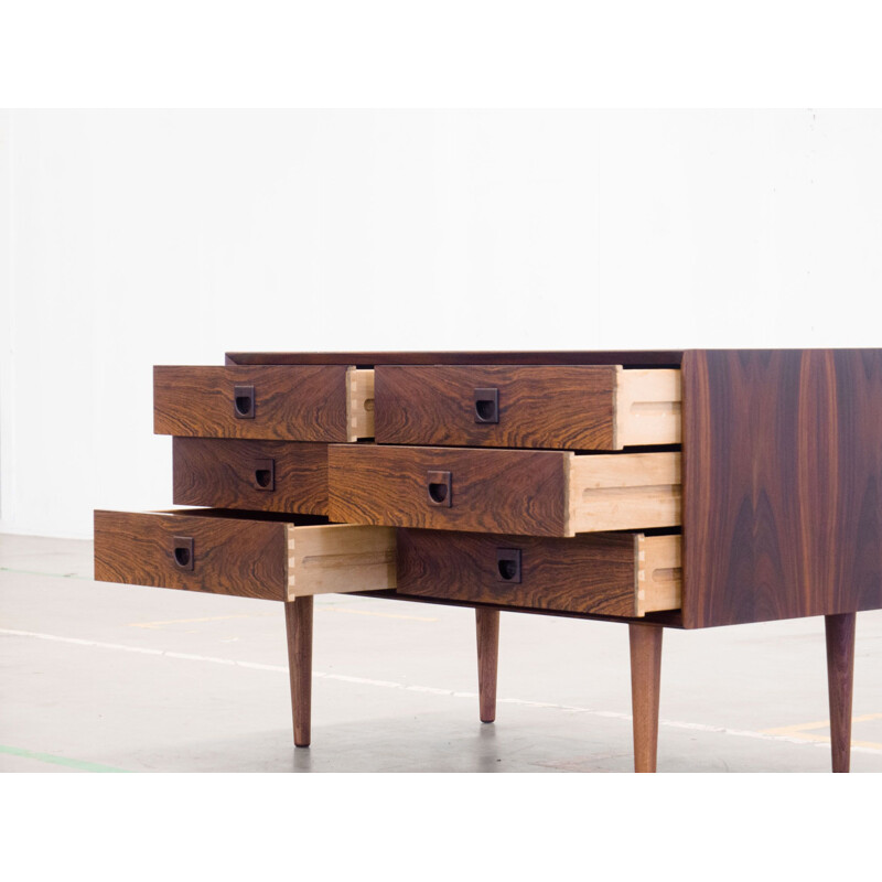Vintage chest of drawers for Brouer in rosewood 1950s