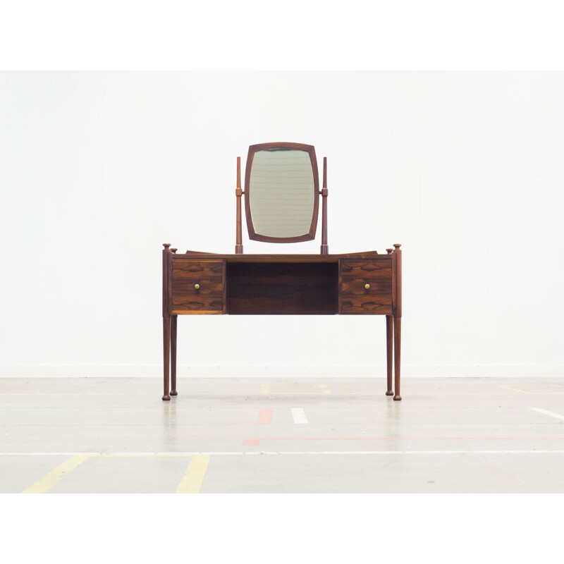 Vintage danish dressing table in rosewood 1950s