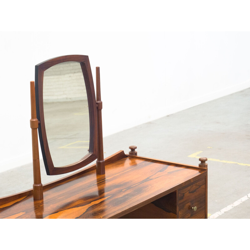 Vintage danish dressing table in rosewood 1950s
