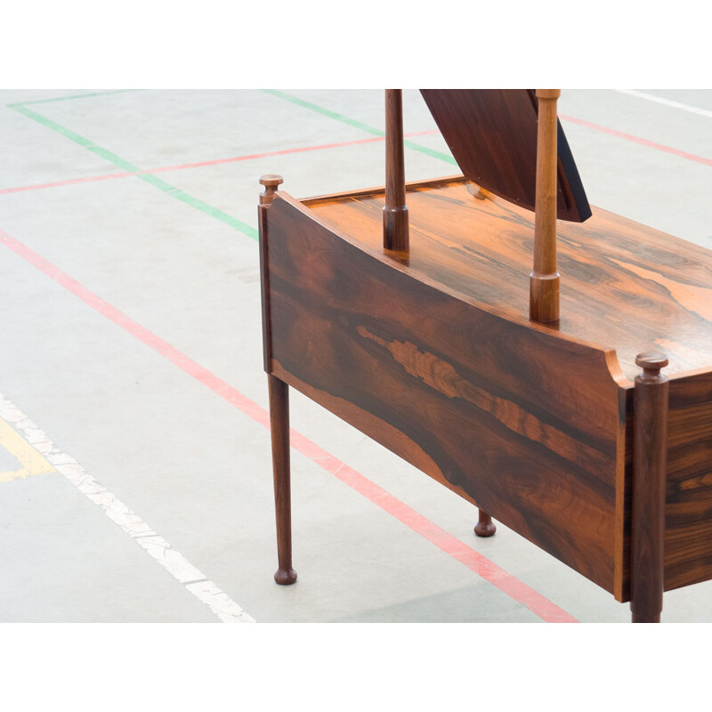 Vintage danish dressing table in rosewood 1950s