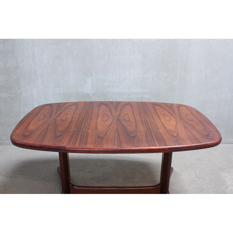 Vintage oval table for Rasmus in rosewood 1960s