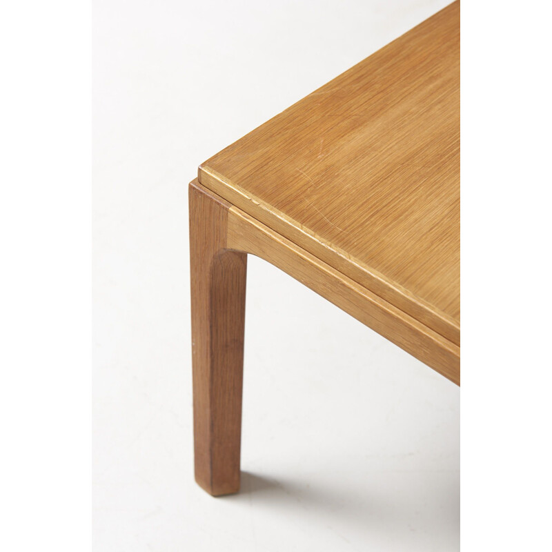 Vintage side table in oak by Kai Kristiansen, model 391