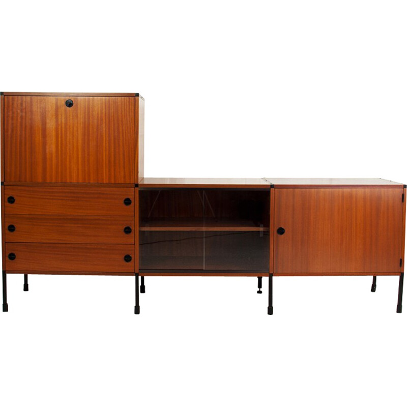Minvielle sideboard in mahogany veneer, A.R.P. (MOTTE, MORTIER and GUARICHE) - 1960s