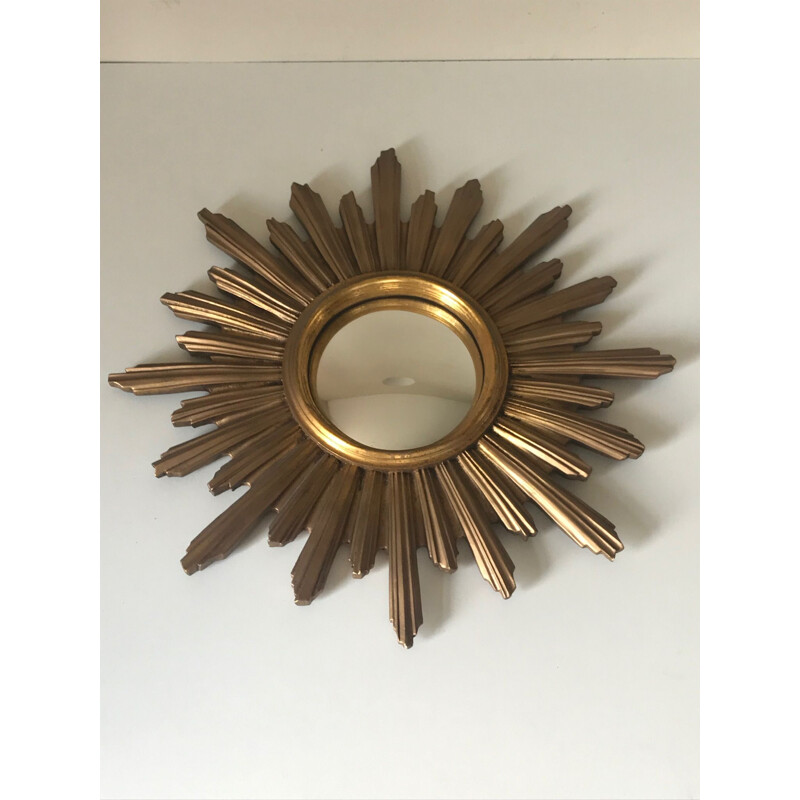 Vintage sun mirror bulging 1960 