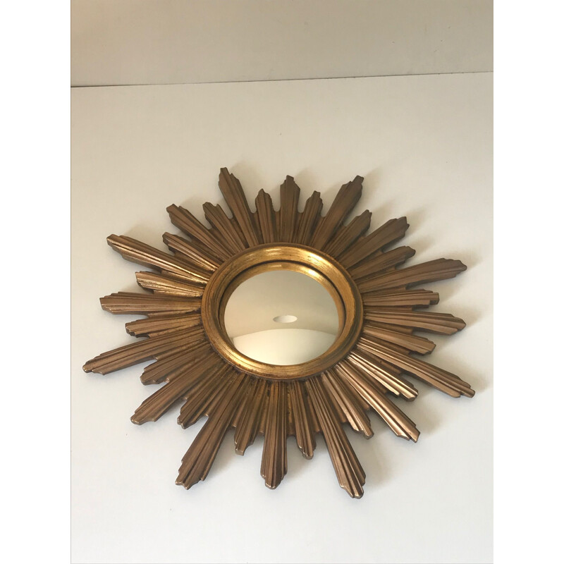 Vintage sun mirror bulging 1960 