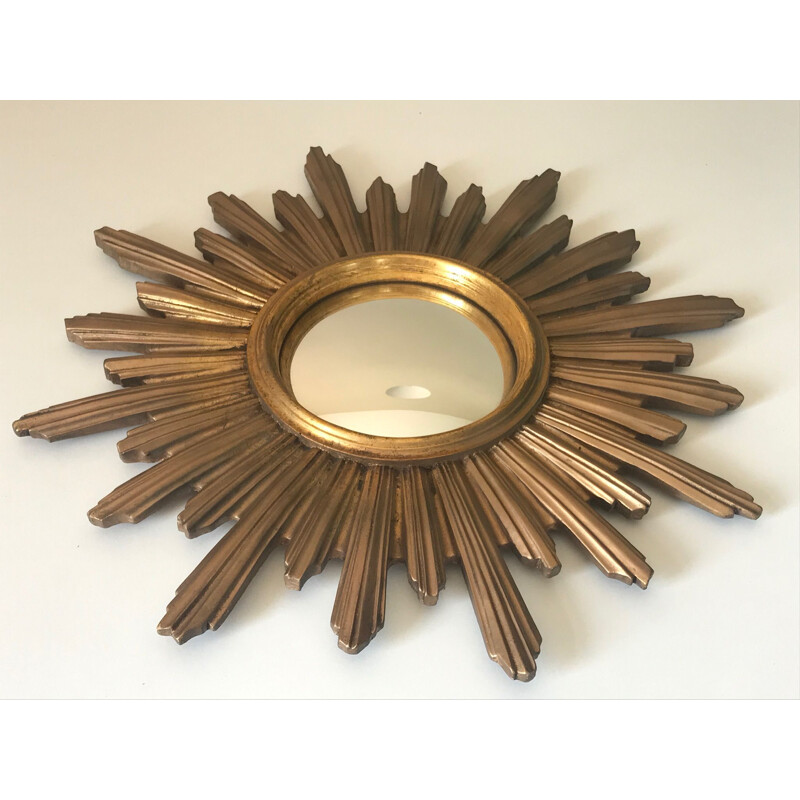 Vintage sun mirror bulging 1960 