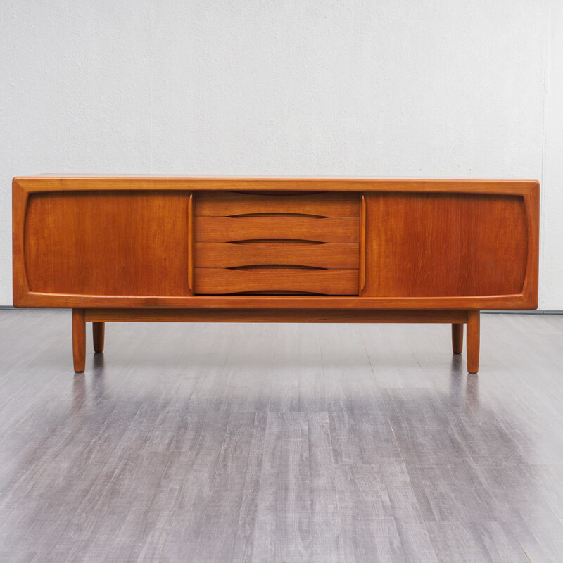 Vintage sideboard in teak H.P. Hansen, Denmark 1960s 