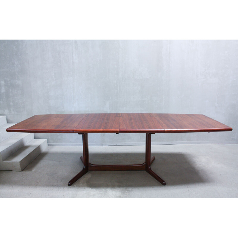 Vintage dining table oval in rosewood from Skovby, 1960s