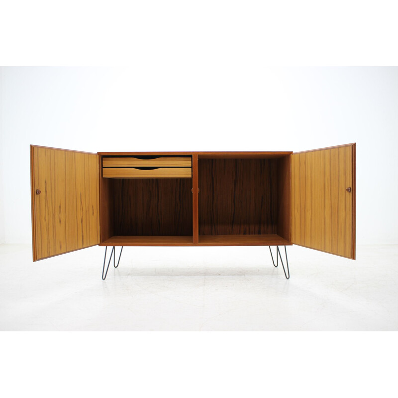 Vintage highboard in teak Omann Jun 1960s 