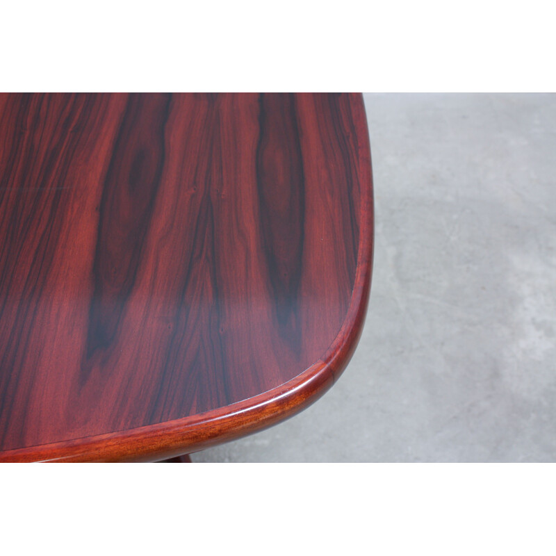 Vintage danish oval dining table in rosewood 1960s