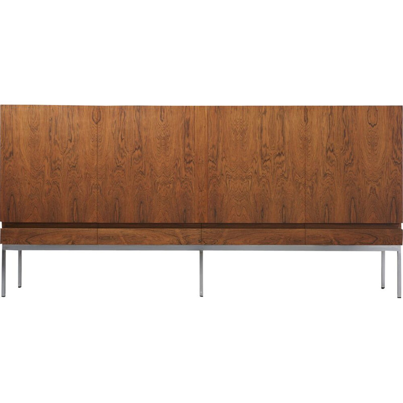 Vintage sideboard A B-60 in rosewood by Dieter Waeckerlin for Behr Germany