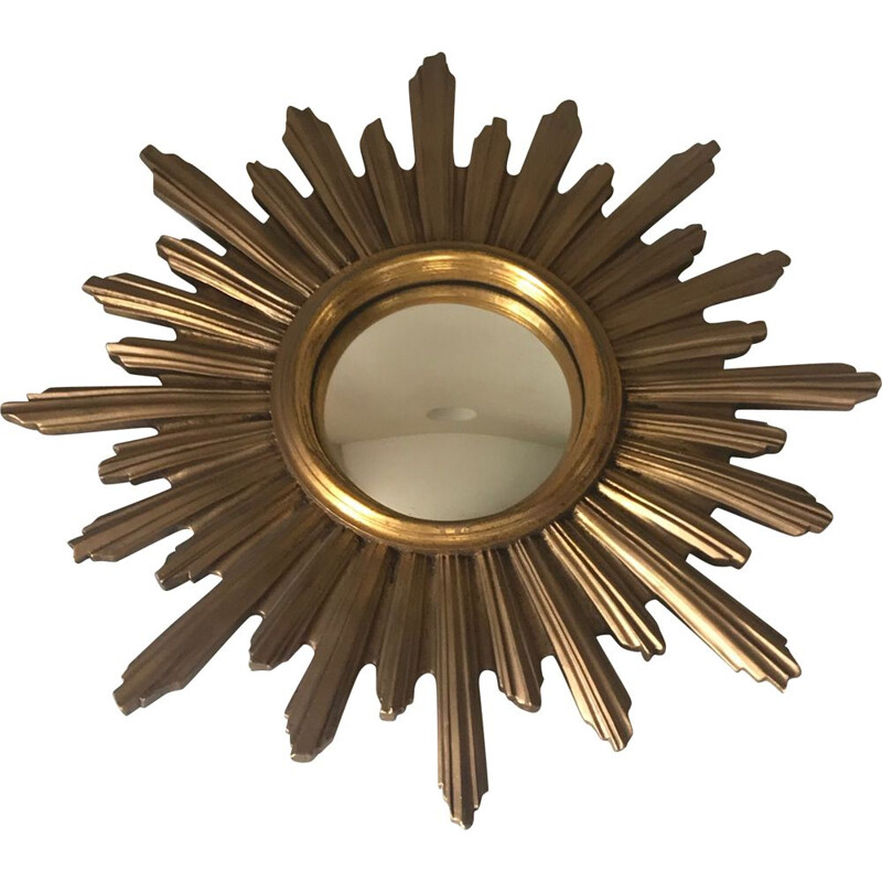 Vintage sun mirror bulging 1960 