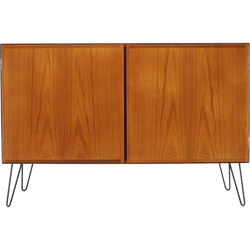 Vintage highboard in teak Omann Jun 1960s 