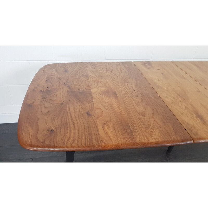 Vintage extending table for Ercol in elm and beech 1960s