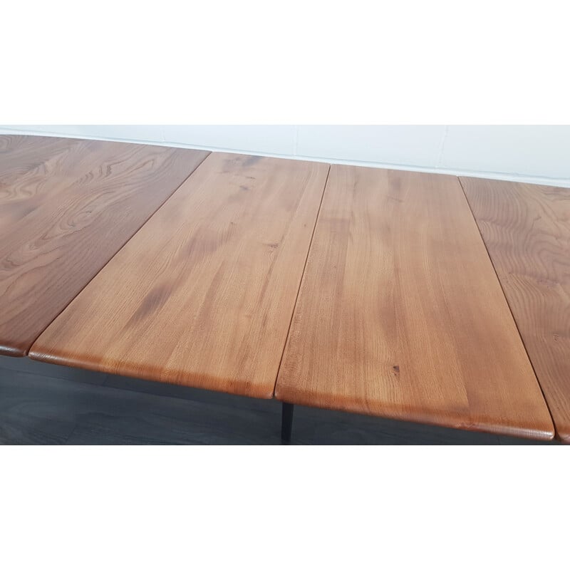 Vintage extending table for Ercol in elm and beech 1960s