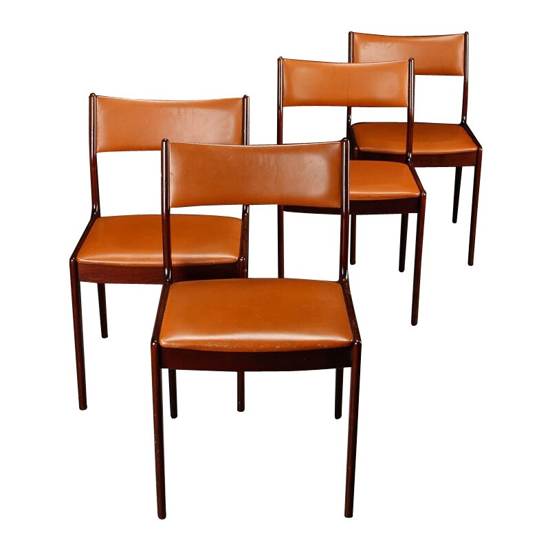 4 Scandinavian chairs - 1960s