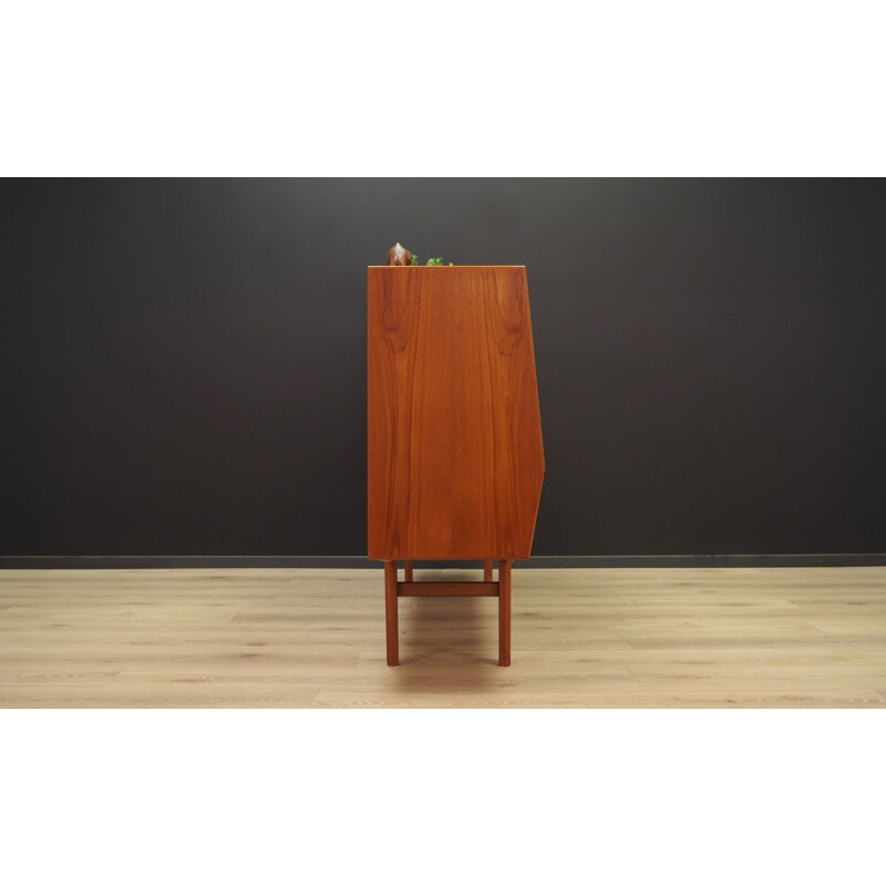 Vintage danish highboard in teakwood 1960s