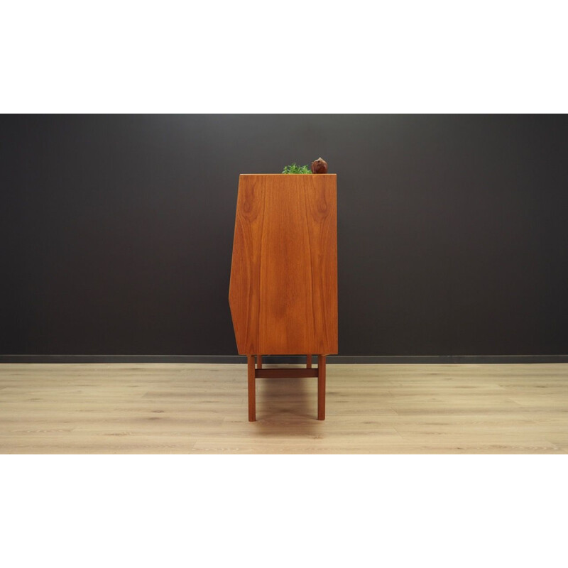 Vintage danish highboard in teakwood 1960s