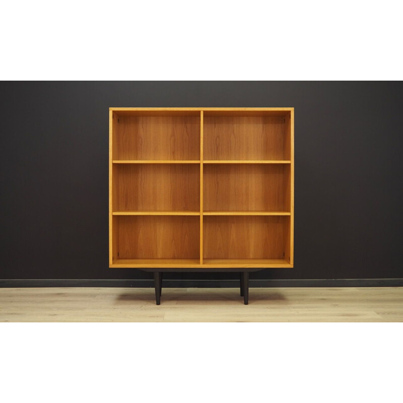 Vintage danish bookcase in ashwood 1960s