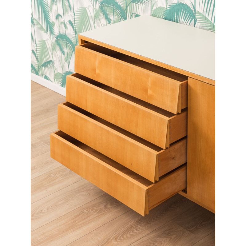 Vintage sideboard for Oldenburger Möbelwerkstätten in ash and formica 1950s