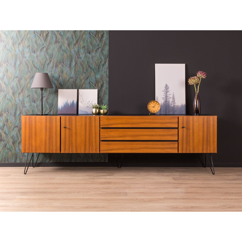 Vintage walnut sideboard 1960