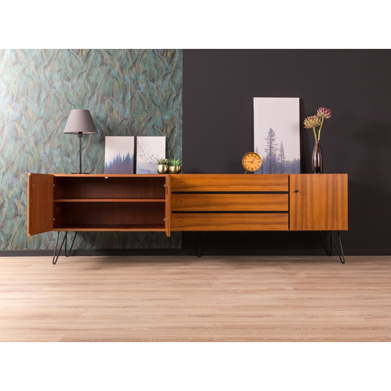 Vintage walnut sideboard 1960