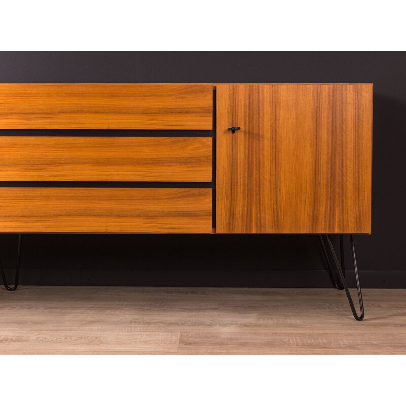 Vintage walnut sideboard 1960