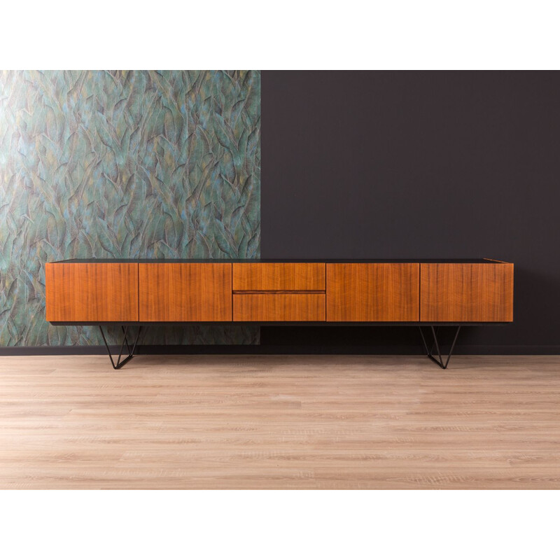 Vintage walnut sideboard from the 1960s