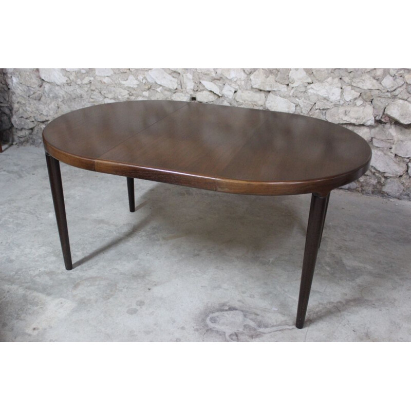 Table vintage scandinave en teck par Johannes Andersen pour Uldum Mobelfabrik