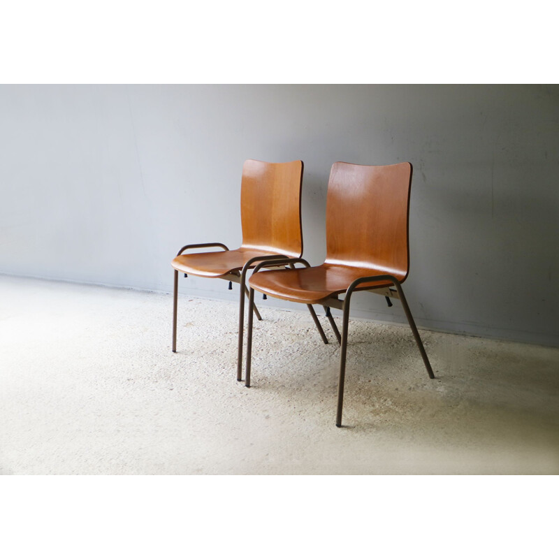 Vintage Danish 1960s stacking chairs