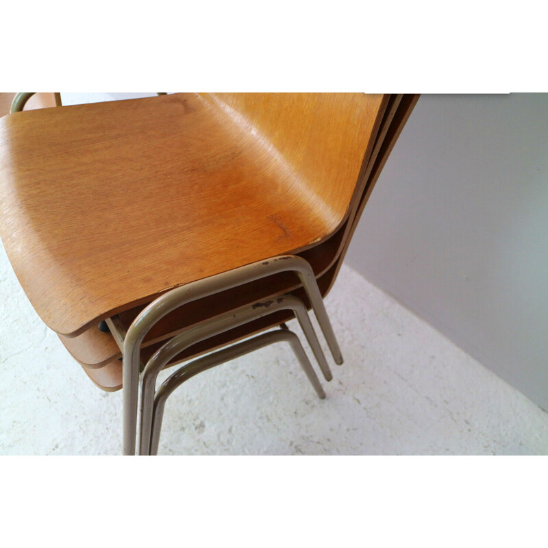 Vintage Danish 1960s stacking chairs