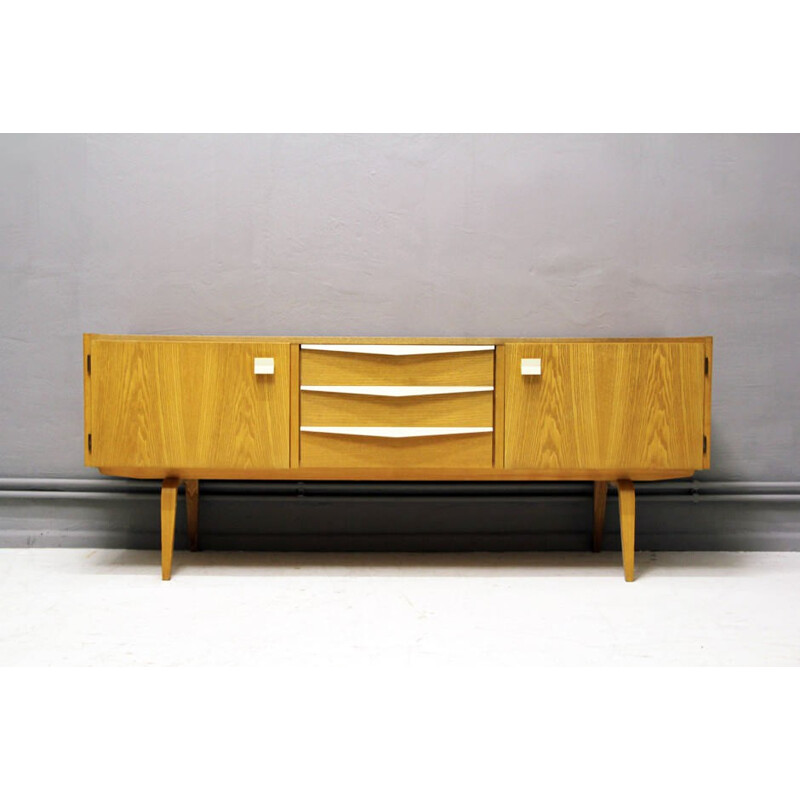 Wooden VEB D.H.W. sideboard, Franz EHRLICH - 1964