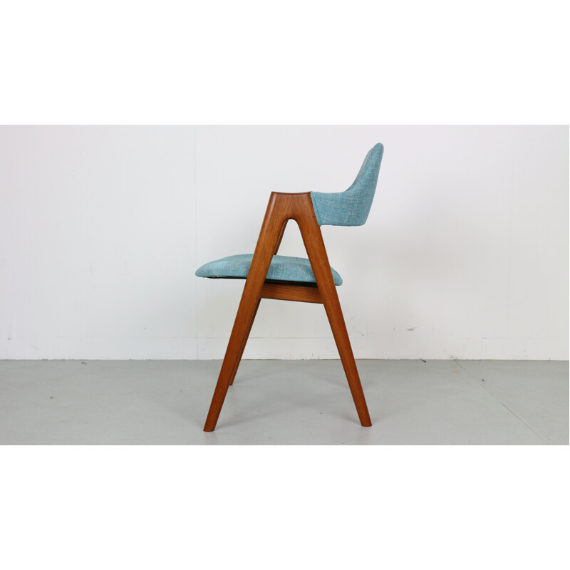 Ensemble de 4 chaises vintage en teck par Kai Kristiansen pour SVA Mobler